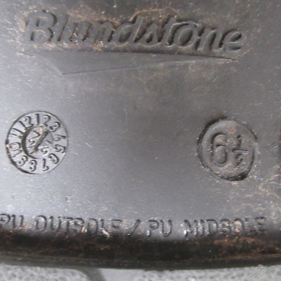 Blundstone Men's #1308 Dress Chelsea Boots Chisel Toe Rustic Black Size 7.5 US M - Picture 11 of 12